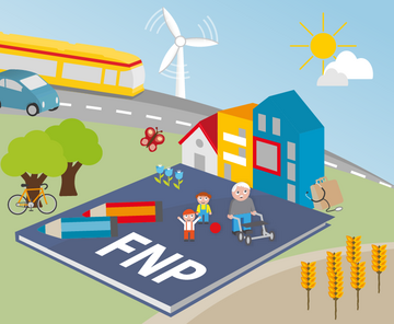 Der Flächennutzungsplan 2030 behandelt unter anderem die Themen Mobilität, Wohnen,Arbeiten und Freiraumplanung.